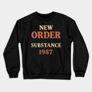 New Order Substance Crewneck Sweatshirt
