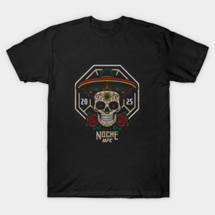 UFC Noche 2025 Sugar Skull T-Shirt