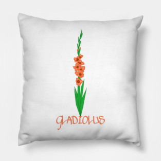 GLADIOLUS Flower Pillow