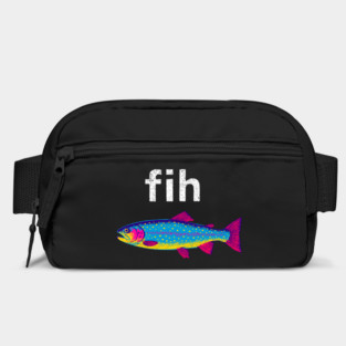 Funky Trout Fih Fish Meme Fishing Humor Bag