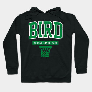 Vintage Bird Basketball Boston Warmup Hoodie