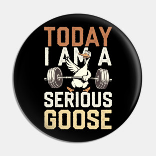 Workout Clothes goose Pin