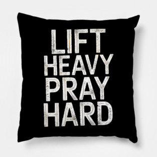 Workout Clothes Christian Pillow
