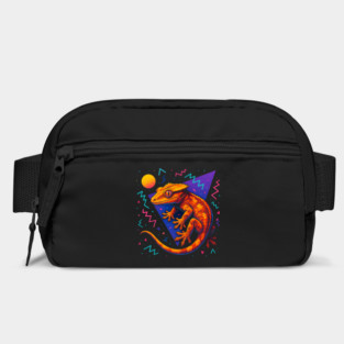 Retro Neon Gargoyle Gecko Bag
