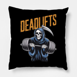 Workout clothes deadlifts Pillow