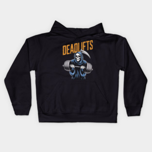 Workout clothes deadlifts Kids Hoodie