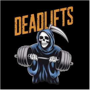 Workout clothes deadlifts Posters and Art