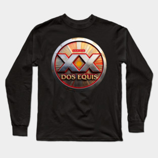 Dos Equis - The Vintage Mexican Beer Emblem Long Sleeve T-Shirt