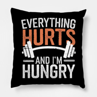 Workout clothes funny Pillow