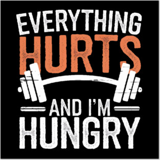 Workout clothes funny Posters and Art