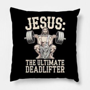 Workout clothes Jesus Pillow