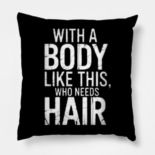 Workout clothes humor Pillow