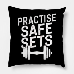 Workout clothes funny pun Pillow