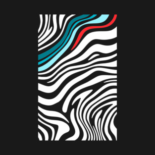 zebra animal print jungle T-Shirt