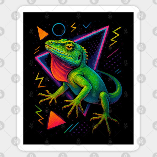 Knight Anole Sticker by Reptiq's Store