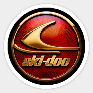 Ski-Doo - Vintage Snowmobile Emblem Sticker
