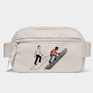 Unequal Staircase – The Struggle vs Privilege Bag