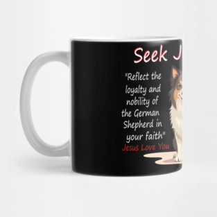 Funny jesus christian call / Funny quote, Jesus / god is great dogs are good Mug