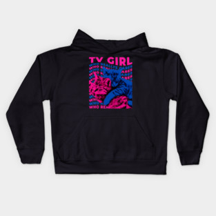 Tv Girl Album Frenchs Exit Who Really Cares Cat Kids Hoodie