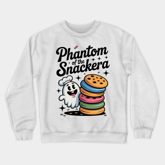 Phantom of the Snackera Crewneck Sweatshirt by Frank Ring
