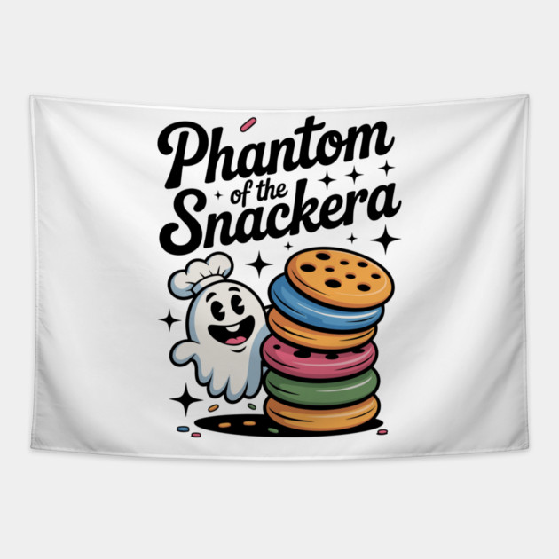 Phantom of the Snackera Tapestry by Frank Ring