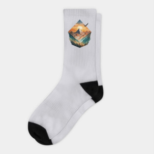 Eagle’s Flight – Sunset Mountain Adventure Tee Socks