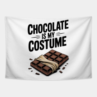 Chocolate Is My Costume Tapestry