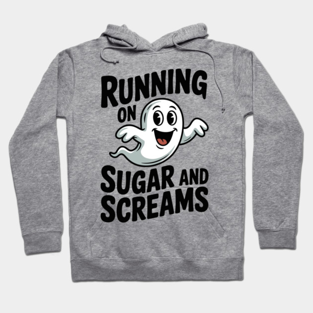 Running on Sugar and Screams Hoodie by Frank Ring