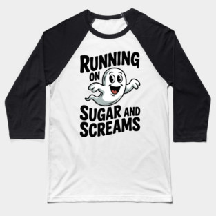 Running on Sugar and Screams Baseball T-Shirt