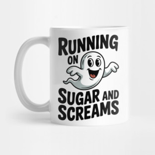 Running on Sugar and Screams Mug
