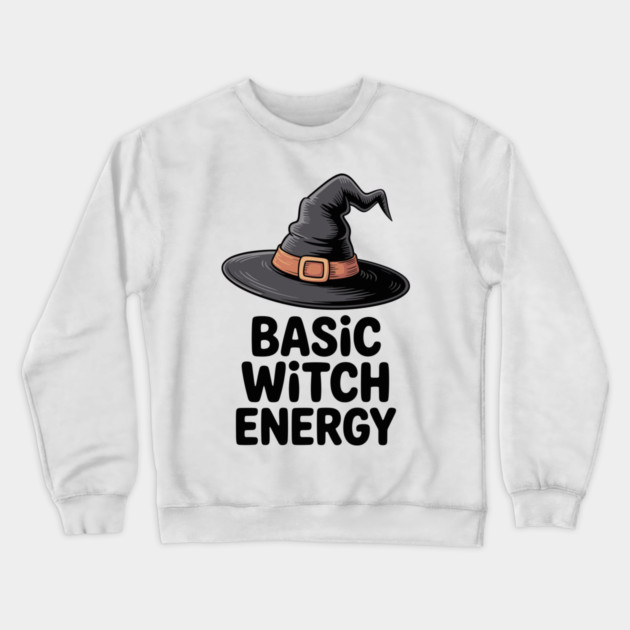 Basic Witch Energy Crewneck Sweatshirt by Frank Ring