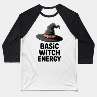 Basic Witch Energy Baseball T-Shirt