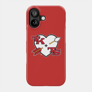 Taylor Swift + Travis Kelce Love Logo Phone Case