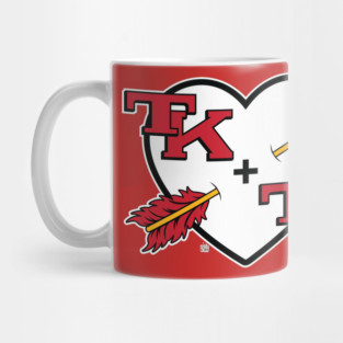 Taylor Swift + Travis Kelce Love Logo Mug