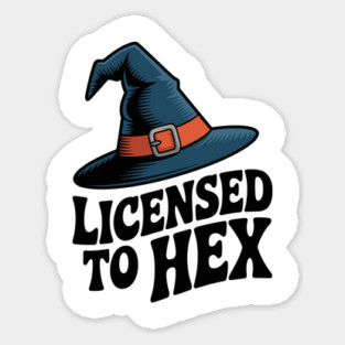 Licensed to Hex Sticker