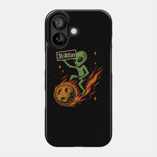 3I/Atlas 3I Atlas Interstellar Comet Or Alien Technology Phone Case