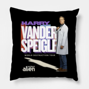 Resident Alien: World Tour Pillow