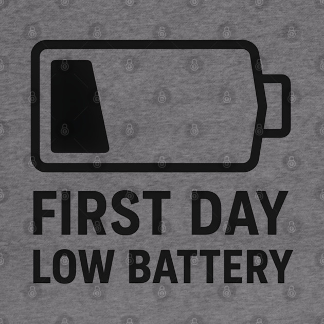 First Day, Low Battery – Battery Icon by MakerMind8.2