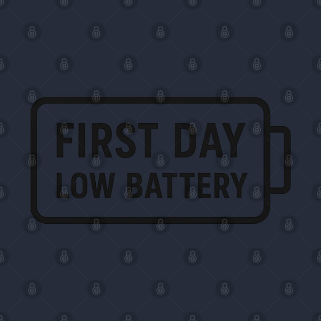 First Day, Low Battery – Wide Icon by MakerMind8.2