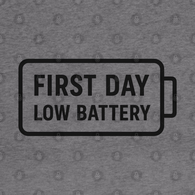 First Day, Low Battery – Wide Icon by MakerMind8.2