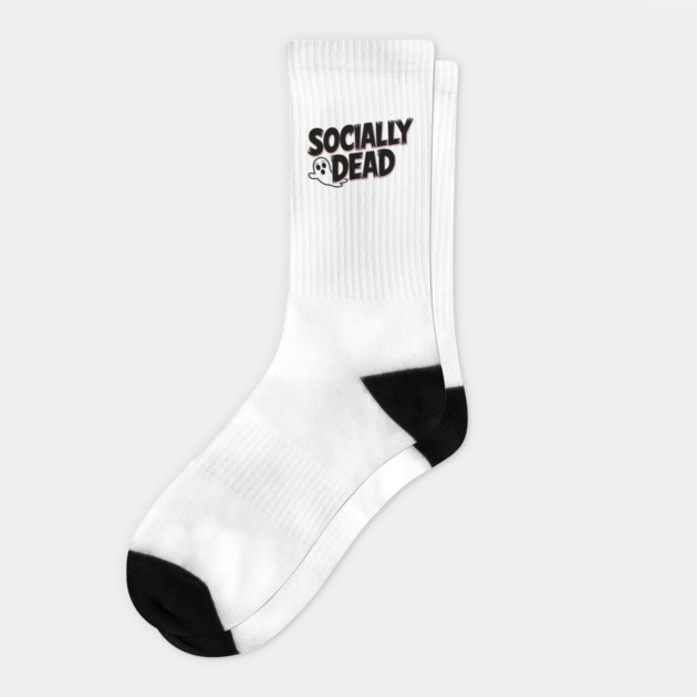 Socially Dead Socks by Frank Ring