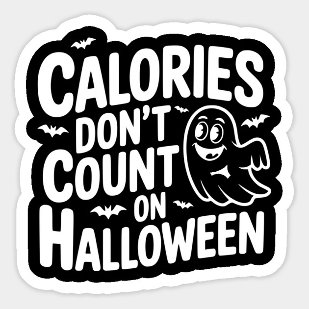 Calories Don’t Count on Halloween Magnet by Frank Ring