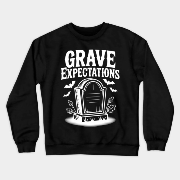 Grave Expectations Crewneck Sweatshirt by Frank Ring