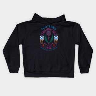 Scottish Thistle Kids Hoodie
