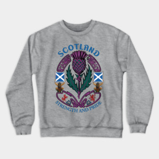 Scottish Thistle Crewneck Sweatshirt