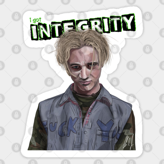 SLC Punk: Sean has Integrity Sticker by 51Deesigns