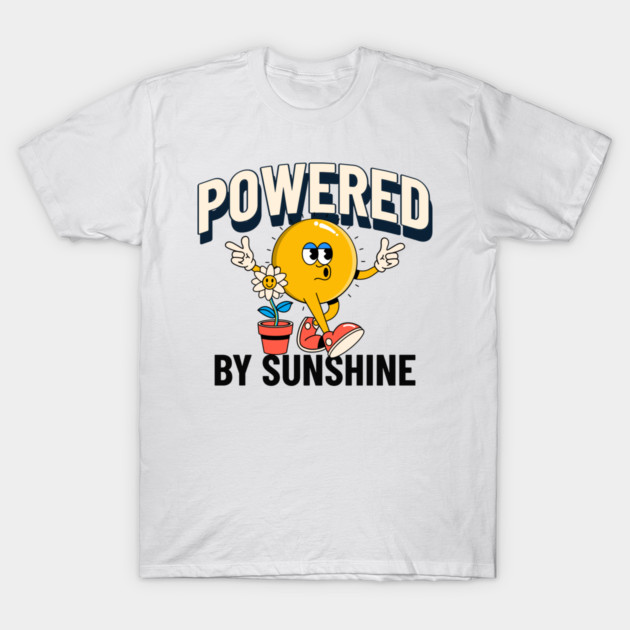 Powered by Sunshine Eco Friendly Life T-Shirt by Lamount Tees