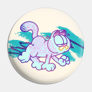 Garfield Vaporwave Pin
