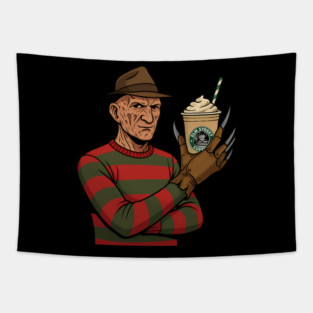 Nightmare on Elm Street - Freddy Krueger - Pumpkin Spice Tapestry