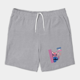 Stich and angel Shorts